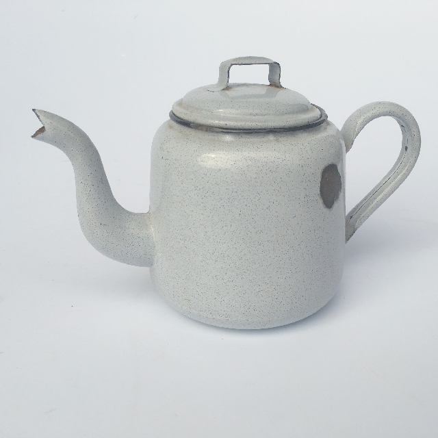ENAMELWARE, Teapot - Grey Speck